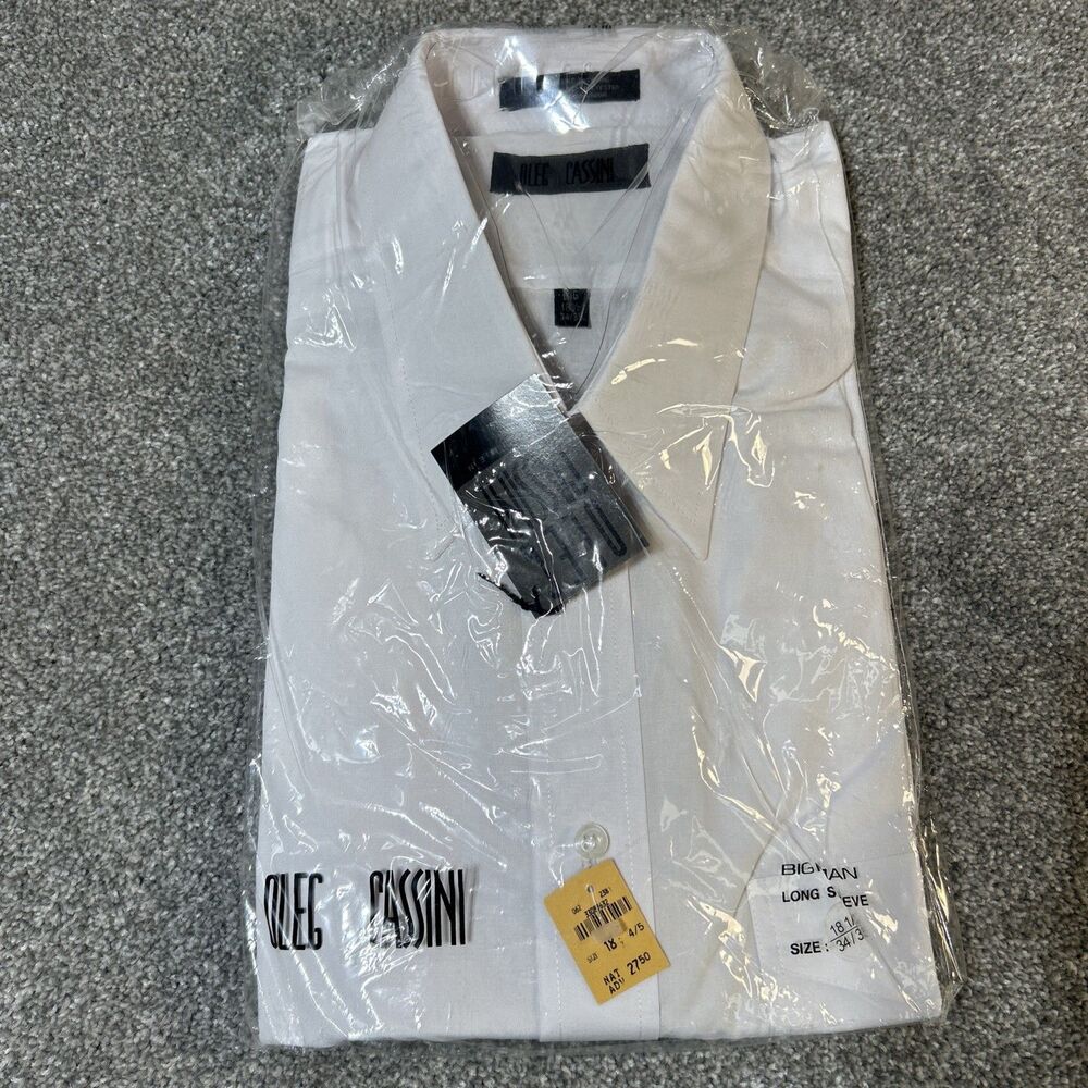 LOT - 3 Dress Shirts 18.5 Neck Oleg Cassini Pierre Cardin 34/35 Brigadier 36/37 - Picture 6 of 11